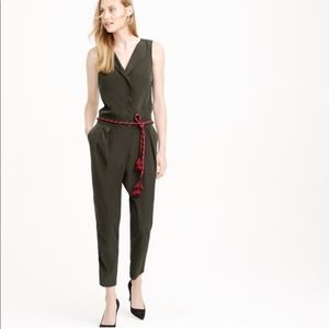 J.CREW sleeveless jumpsuit